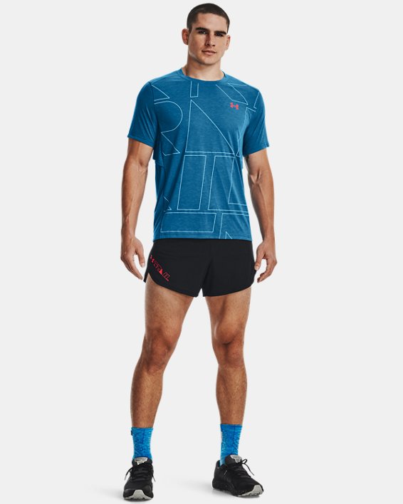Men's UA Breeze 2.0 Trail T-Shirt, Blue, pdpMainDesktop image number 2